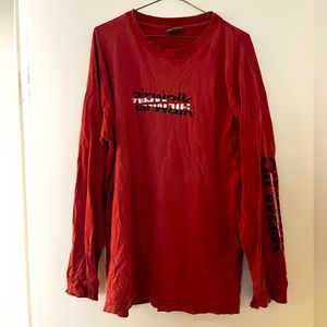 Medium red airwalk shirt